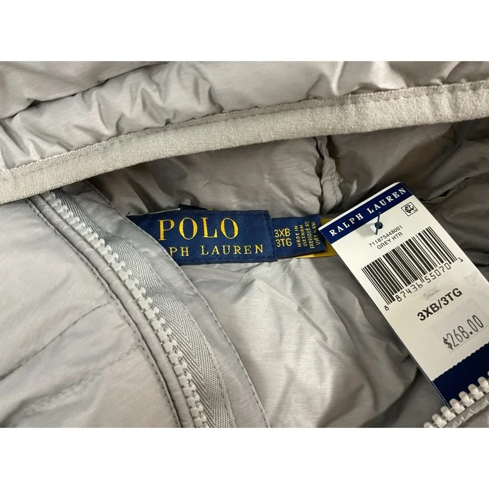 Polo Ralph Lauren FIRE! NWT! The‎ Colden Packable Jacket Gray 3XB